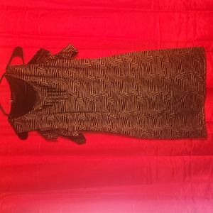 SAMSARA SILVER/BLACK PRINT DRESS